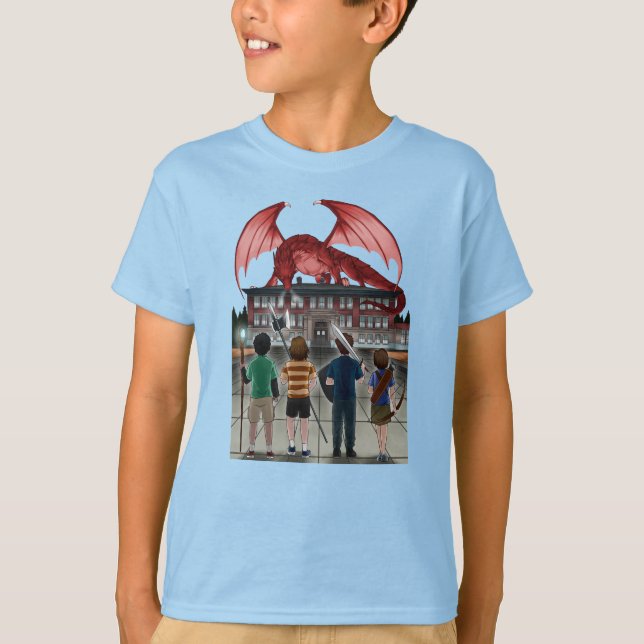 Camiseta McGilvra DnD Club No Text Dragon One Sided (Frente)