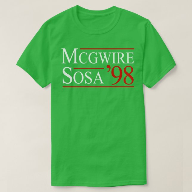 Camiseta McGwire Sosa 98 TSirt (Frente do Design)