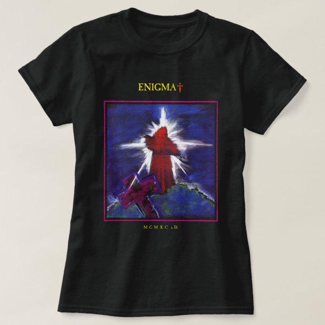 Camiseta MCMXC Enigma T-Shirt Clássico (Frente do Design)