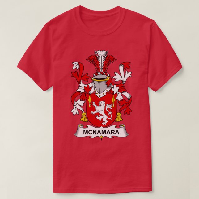 Camiseta McNamara Coat of Arms Family Crest  (Frente do Design)