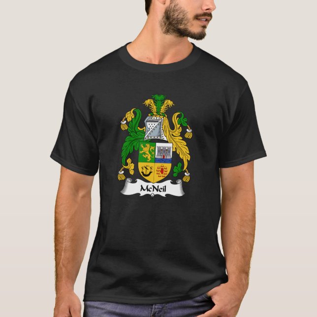 Camiseta McNeil Coat of Arms  McNeil Family Crest (Frente)