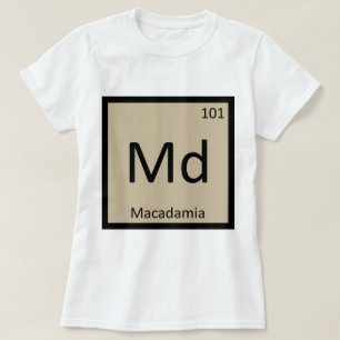 Camiseta Md - Macadamia Nut - Símbolo de Mesa Periódico d