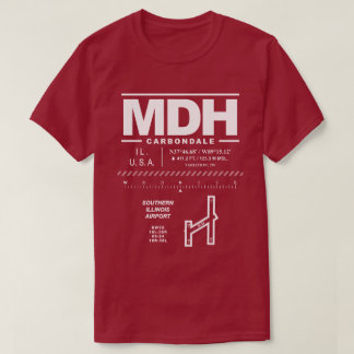 Camiseta MDH do Aeroporto do Sul de Illinois