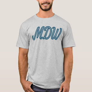 Camiseta MDW Chicago Airport Code - Midway International