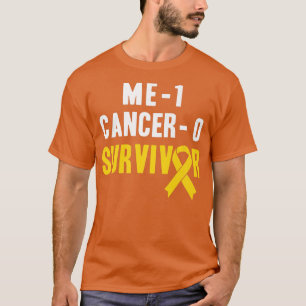 Camiseta Me 1 Cancer 0 - Sobrevivente de câncer infantil
