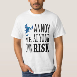 Camiseta Me aborreça a seu próprio risco