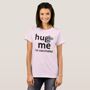 Camiseta Me abraça, estou vacinado!