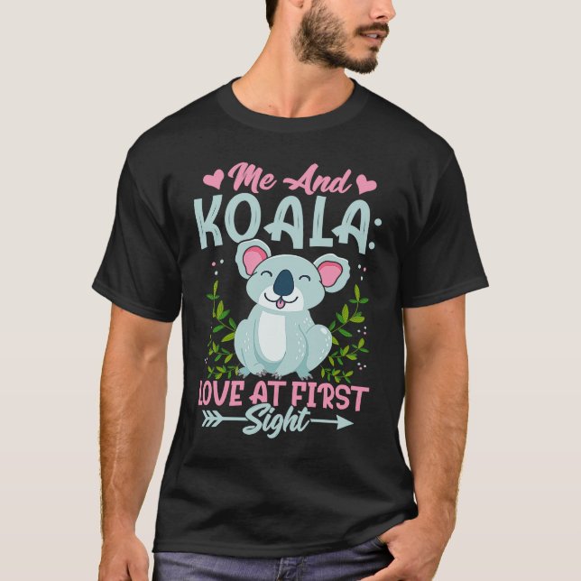 Camiseta Me And Koala Love At First Sight (Frente)