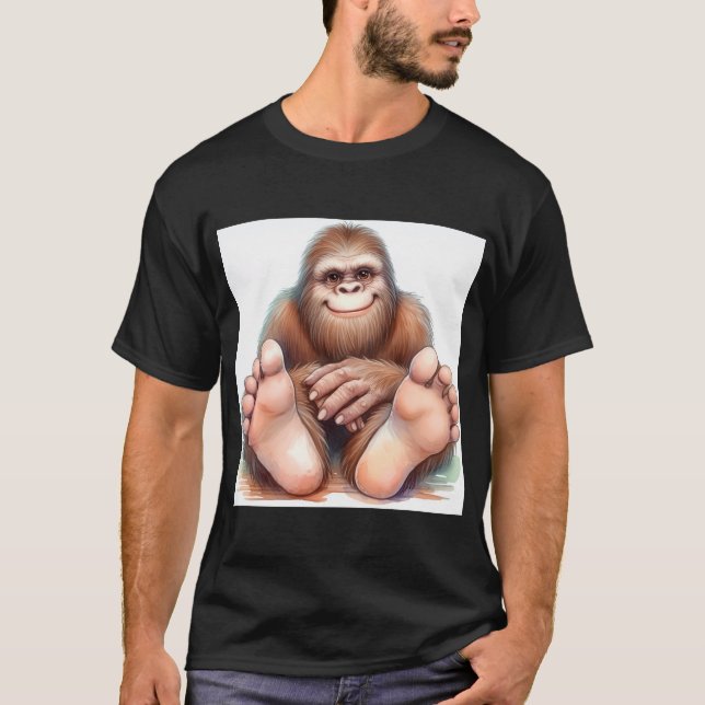 Camiseta Me and My Bigfoot (Frente)