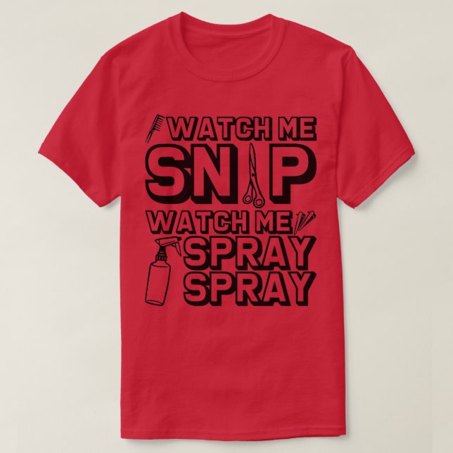 Camiseta Me Assista Snip Me Assista Spray Spray 3 (Frente do Design)
