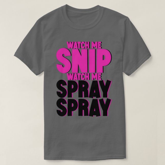 Camiseta Me Assista Snip Me Assista Spray Spray 5 (Frente do Design)