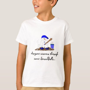 Camiseta Me Atire Uma Bola de Neve
