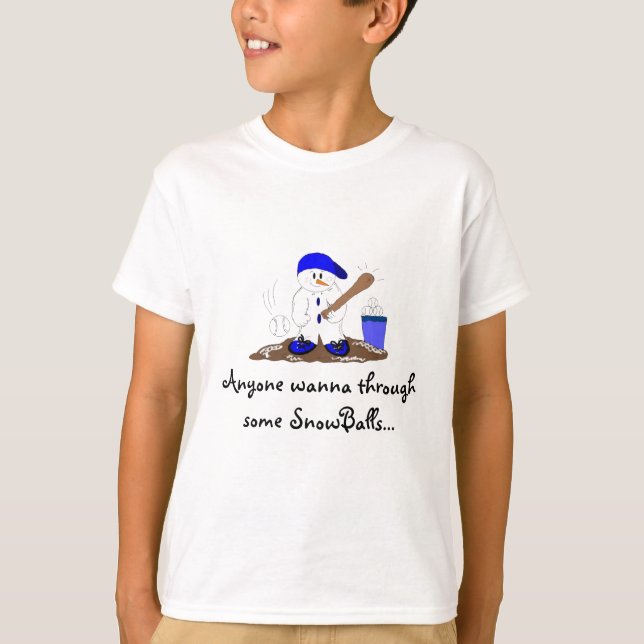 Camiseta Me Atire Uma Bola de Neve (Frente)