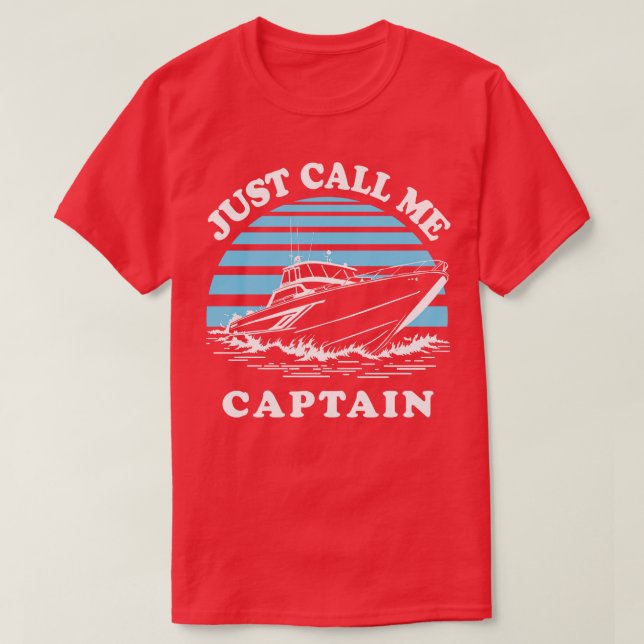 Camiseta Me Chame de Capitão (Frente do Design)