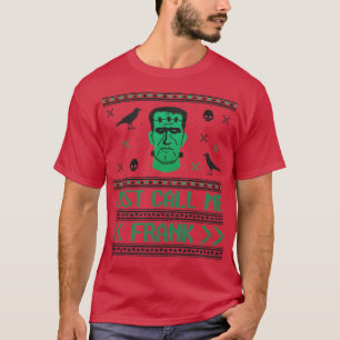 Camiseta Me Chame de Frank Classic Monster Halloween