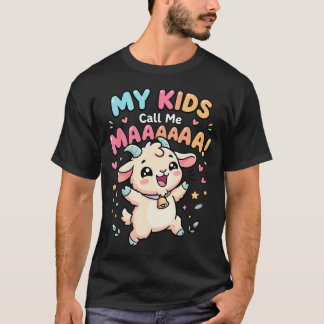 Camiseta Me Chame De Maaa Cabra Engraçada Mãe Da Fazenda Di
