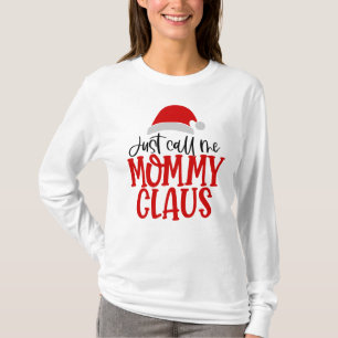 Camiseta Me Chame De Mamãe Claus-56876