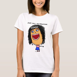Camiseta Me Chame de Princesa Cartoon