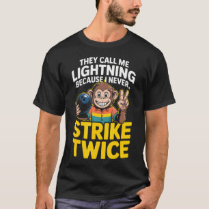 Camiseta Me Chame de Relâmpago Nunca Atinja Duas Vezes Boli