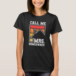 Camiseta Me Chame de Sra Proprietária Festa de Inauguração