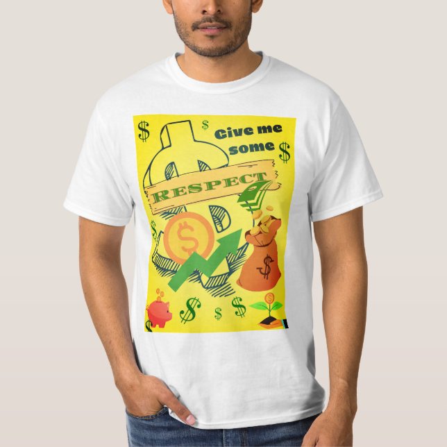 Camiseta me dê algum respeito (Frente)