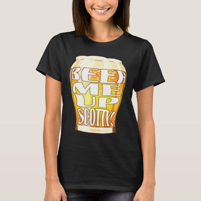 Camiseta Me Dê Cerveja Scotty (Frente)