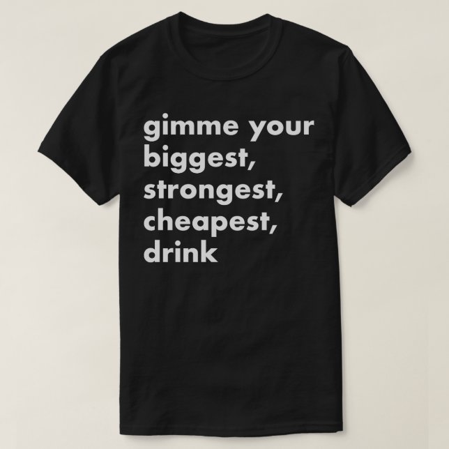 Camiseta me dê em um lugar escuro (Frente do Design)