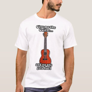 Camiseta Me dê o violão e ninguém se machuca. colorido