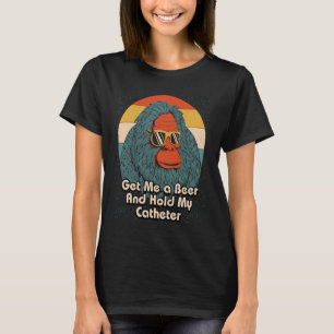 Camiseta Me Dê Uma Cerveja Segure Meu Cateter Avô Beber Dr
