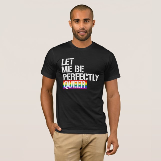 Camiseta - Me deixe ser perfeitamente estranho - - direitos (Frente Completa)