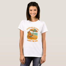 Camiseta Me Encontre Curando-me Sob o Sol – Verão na Praia