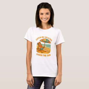 Camiseta Me Encontre Curando-me Sob o Sol – Verão na Praia