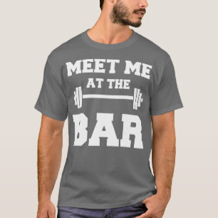 Camiseta ME ENTENDE UM BAR Design de ginástica branca engra