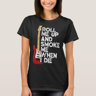 Camiseta Me Envolva E Me Fuma Quando Morrer Violão 2