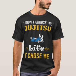 Camiseta Me Escolheu Jujitsu Ju Jitsu Jiujitsu Jiu Jitsu