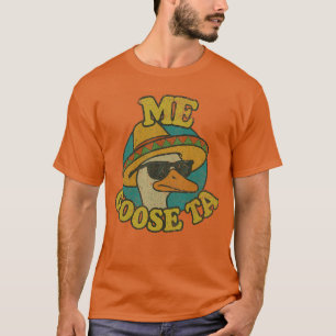 Camiseta Me Goosea Meican Piada Espanhola de Ganso garota