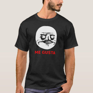 Camiseta Me Gusta Face com Texto