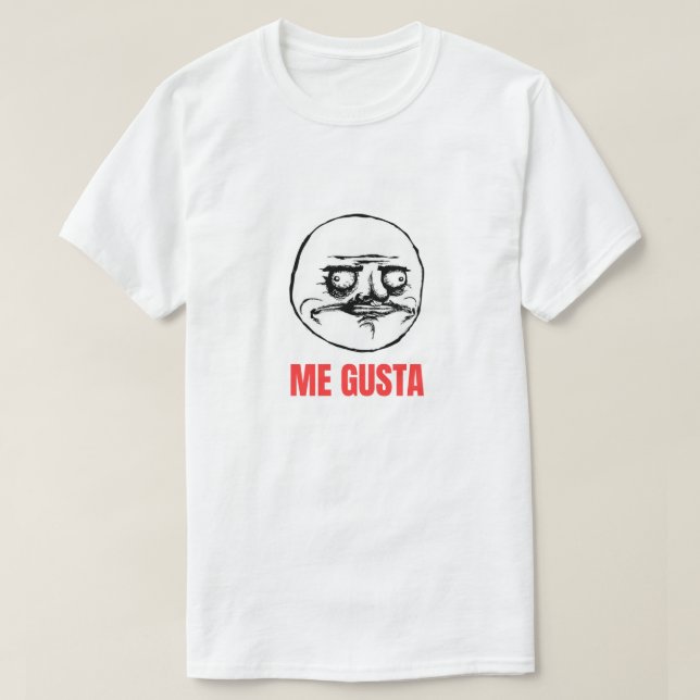 Camiseta Me Gusta Meme (Frente do Design)