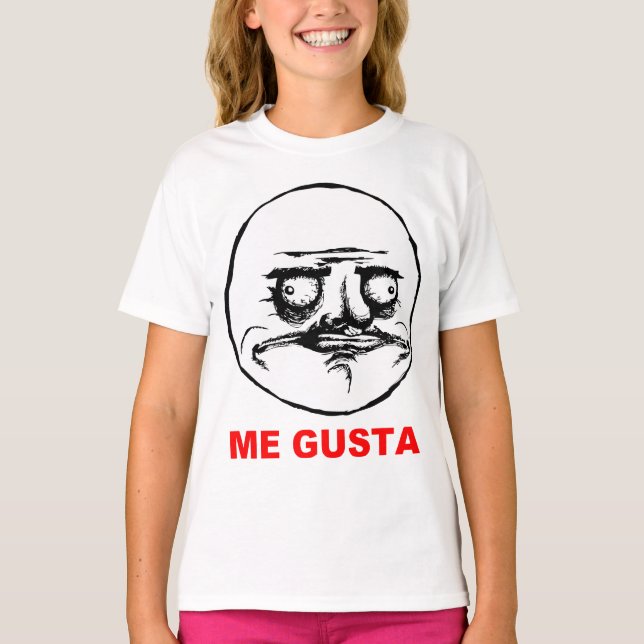 Camiseta Me Gusta Rage Face Meme (Frente)