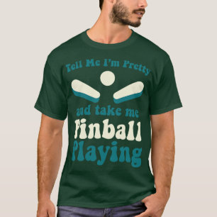 Camiseta Me Leve Pinball Jogando Máquinas Arcade Jogo Engra
