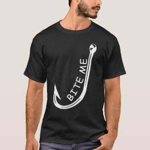 Camiseta me morda pescando