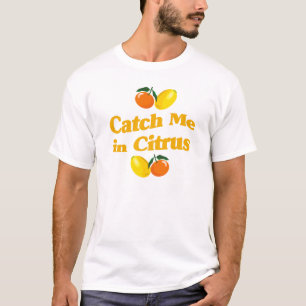 Camiseta Me pegue em Citrus - design de limão