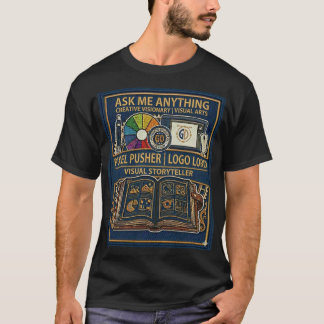 Camiseta "Me Pergunte Qualquer Coisa" | Designer Gráfico Ge