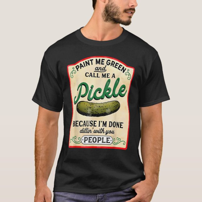 Camiseta me pinte verde e me chame de picles (Frente)