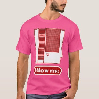 Camiseta Me Sopre Retro Jogo de Vídeo Caseiro dos Anos 80 8