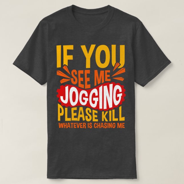 Camiseta Me veja corrida (Frente do Design)