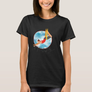 Camiseta Me Veja Voar Sedas Aéreas Circo Yoga
