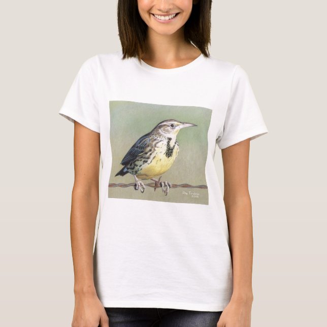 Camiseta Meadowlark ocidental (Frente)