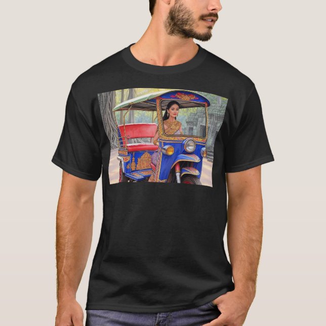 Camiseta Mealea Dirige Um Tuk Autodirigente Em Ta Prohm I (Frente)