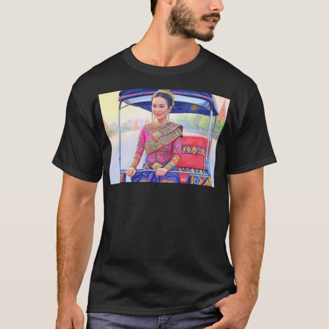 Camiseta Mealea Dirige Um Tuk De Condução Automática XII (Frente)